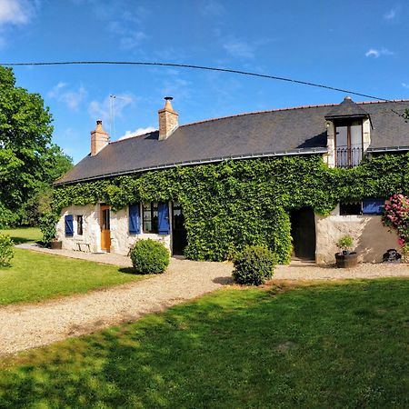 Traditional Longere Farmhouse At La Fortinerie Mouliherne Экстерьер фото