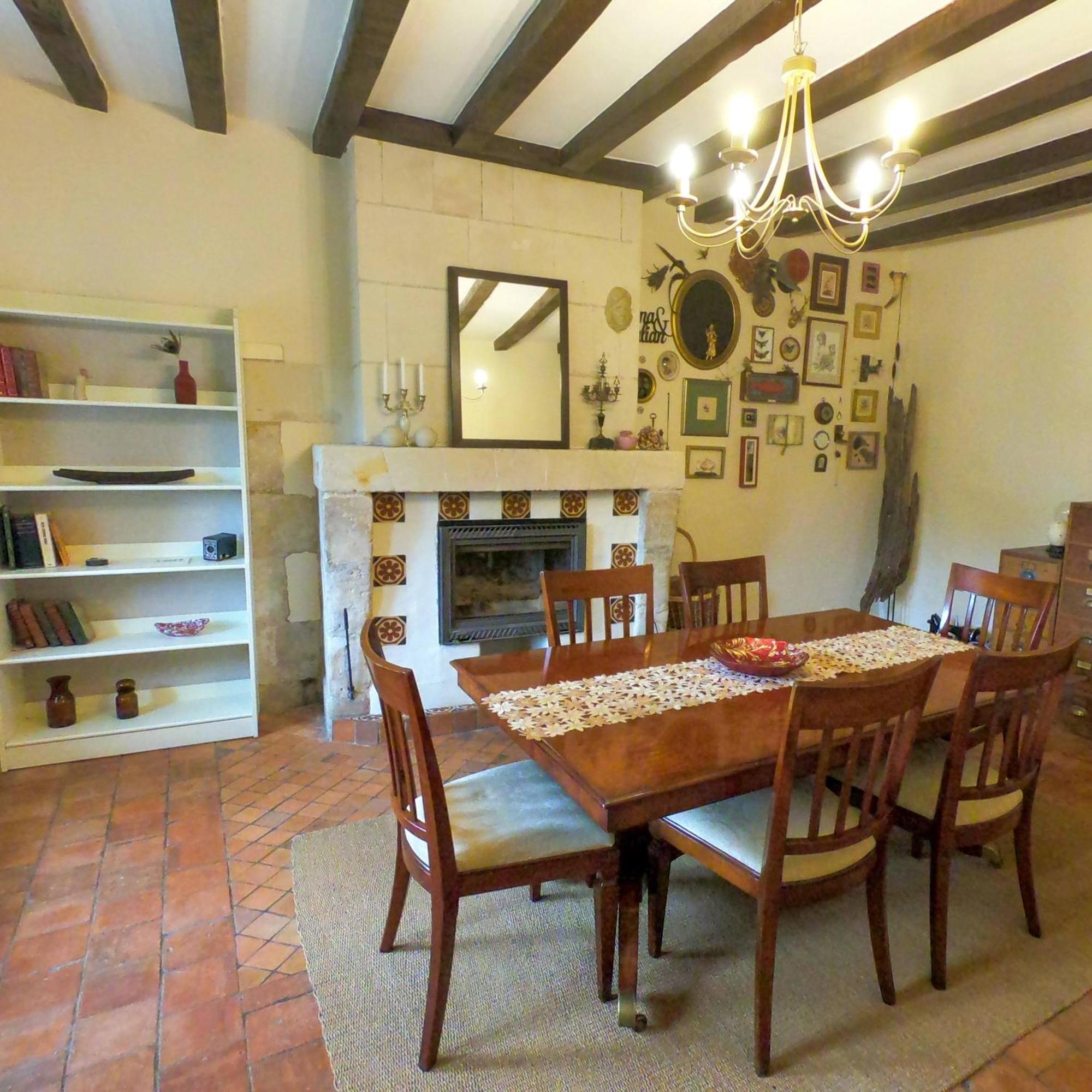 Traditional Longere Farmhouse At La Fortinerie Mouliherne Экстерьер фото